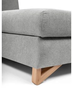 Ággyá nyitható kárpitozott L-alakú sarokülőgarnitúra AVESTA jobb oldali szürke