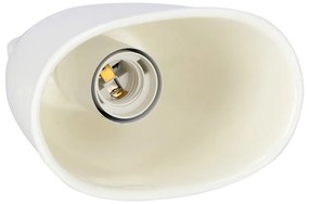 Fehér függőlámpa kerámia búrával Sewilla – Candellux Lighting