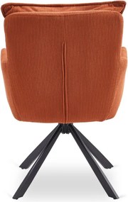 CITY forgószék, vörösesbarna