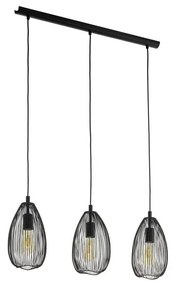 Eglo 49142 - Csillár zsinóron CLEVEDON 3xE27/60W/230V
