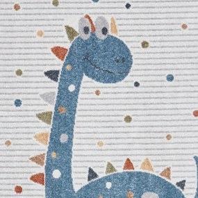 Kék-világosszürke gyerek szőnyeg 120x170 cm Vida Kids Dinosaur – Think Rugs