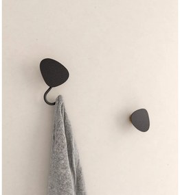 Fekete fali acél akasztó Dot S Bull – LIND DNA