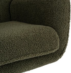 Fotel Bujany JACKSON Zielony Boucle