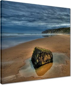 Vászonkép 40x40 Szikla a tengerparton