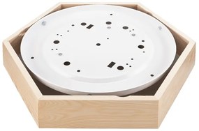 Mennyezeti lámpa HEX NATURAL 2xE27/60W/230V á. 43 cm fenyő