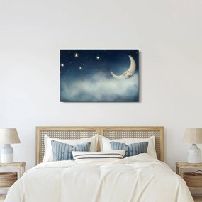 Kép - Hold csillagokkal (90x60 cm)