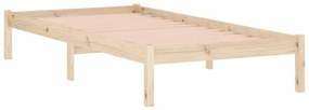 tömör fenyőfa ágykeret matrac nélkül 100x190 cm