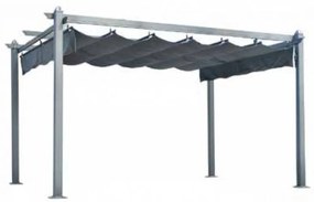 ACÉLVÁZAS KERTI PERGOLA 4X3 MÉTER ALAPTERÜLETŰ