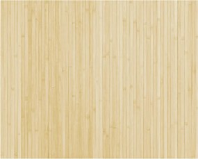 vidaXL négyszögletű világos természetes bambusz szőnyeg 80 x 100 cm