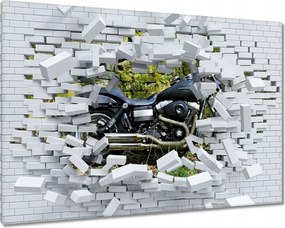 Festmények 120x80 Harley-val a kiránduláshoz