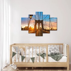 Kép - Brooklyn, híd, Manhattan, New York (150x105 cm)