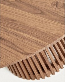 Natúr színű teakfa kerek étkezőasztal ø 90 cm Jeanette – Kave Home