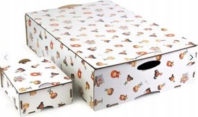 Dekoratív Játéktároló Dobozok Fedél gyerekeknek