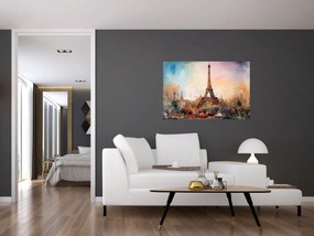 Kép - Az Eiffel-torony festménye (90x60 cm)