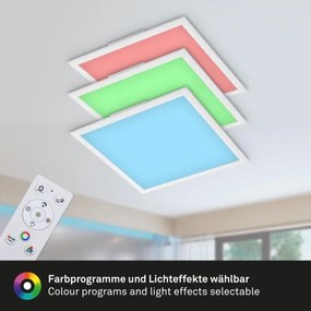 Briloner 7152-016-LED RGB Dimmelhető mennyezeti panel COLOUR LED/24W/230V 3000-6500K + távirányító