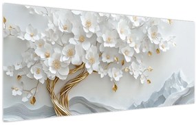 Kép – 3D elegáns életfa (120x50 cm)