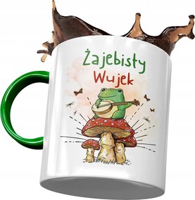 Zöld bögre Bácsi bácsinak Ajándék fényképes nyomtatással