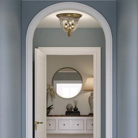 Hinkley - Mennyezeti lámpa CAMBRIDGE 3xE14/60W/230V arany