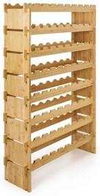 G21 Bambusz borosállvány, 72 palack