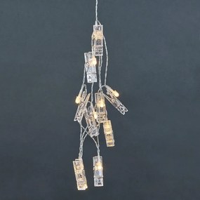 CLIP ART LED égősor USB csatlakozóval, csipesz 10 égővel