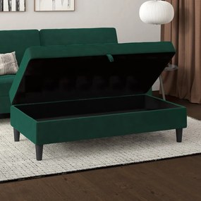 Zöld bársony lábtartó Presley – Støraa