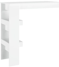 Fehér fatermék fali bárasztal 102 x 45 x 103,5 cm