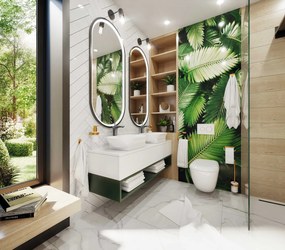 BISK Erga Nature Gold, wc papír tartó, arany fényes, ERG-05912