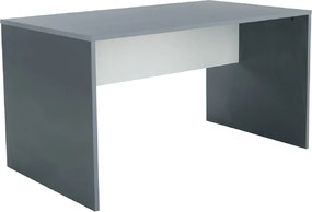 Íróasztal, grafit/fehér, RIOMA NEW TYP 11