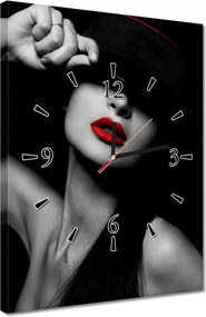 Órák 30x40 Vörös ajkak Rúzs