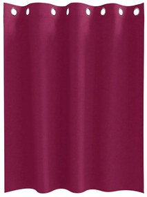 Függönyök függönyökkel 2 pcs Bordó 140x140cm Poliészter