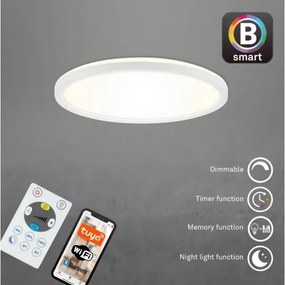 Briloner 7058-016 - LED Dimmelhető lámpa SLIM LED/18W/230V Wi-Fi Tuya + + távirányító