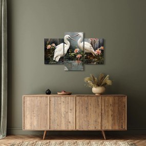 Kép - Fehér darvak (90x60 cm)