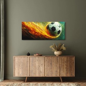 Kép - Focilabda repülés közben (120x50 cm)