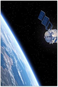 Poszterek 80x120 Mesterséges műhold űr