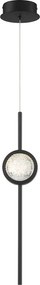 Quintiesse Barletta QN-BARLETTA-1P-BK Függőlámpa 1x6W/LED 3000K 340lm IP20