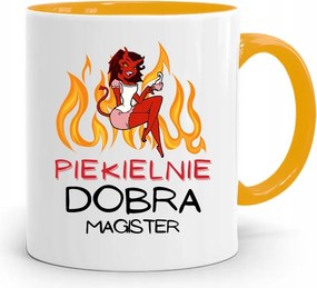 Mester Bögre Sárga Születésnapi Ajándék fényképes nyomtatással