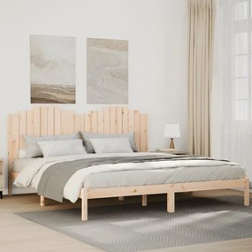 tömör fa extra hosszú ágykeret matrac nélkül 180 x 210 cm