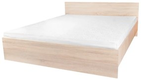 Pietro II NEW Kétszemélyes 160x200 bútor szett Adormo 15 cm matraccal és 2 éjjeliszekrénnyel – sonoma N