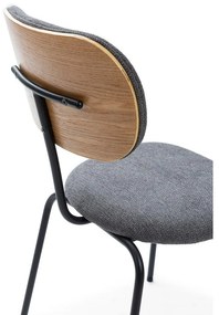 Fekete étkezőszék szett 4 db-os Dash – Marckeric