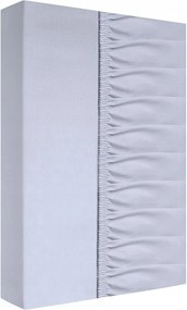 Gumis pamut lepedő 160x200 ezüst matracra 25 cm-ig