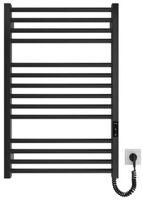 Létras fűtött törölközőtartó HF DERBY 170W/230V 77x53 cm fekete