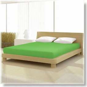 Pamut jersey classic lime zöld színű gumis lepedő 70x140 és 60x120-25 cm-es matracra