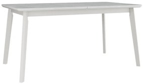 Asztal Victorville 185Fehér, 75x90x160cm, Hosszabbíthatóság, Közepes sűrűségű farostlemez, Fa, Részben összeszerelt