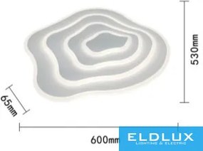 UNIVERSO Mennyezeti lámpa 59w 4720lm 4000K IP20 fehér 600x530x65mm