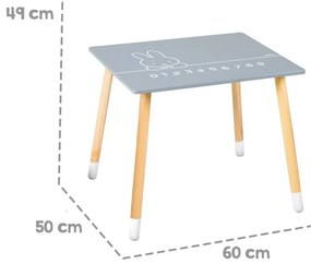 Gyerek bútor szett 3 db-os Miffy – Roba