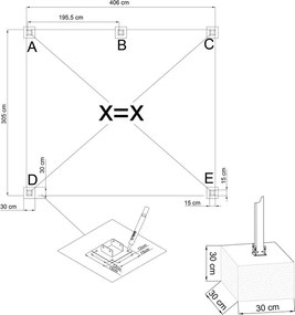 Félnyeregtetős bioklimatikus pergola lamelákkal 3 x 4 M