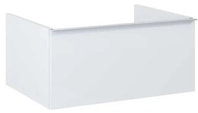 AREZZO design MONTEREY 60 cm-es alsószekrény 1 fiókkal Matt Fehér színben, szifonkivágás nélkül