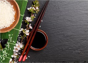 Üveg kép - Sushi (70x50 cm)