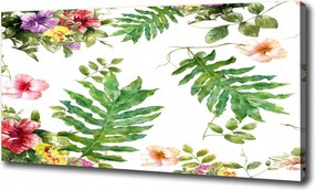 Vászonkép Virágos mintás 100x70 cm