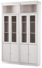 Fehér borovi fenyő tálalószekrény 148x223 cm Anita – Støraa